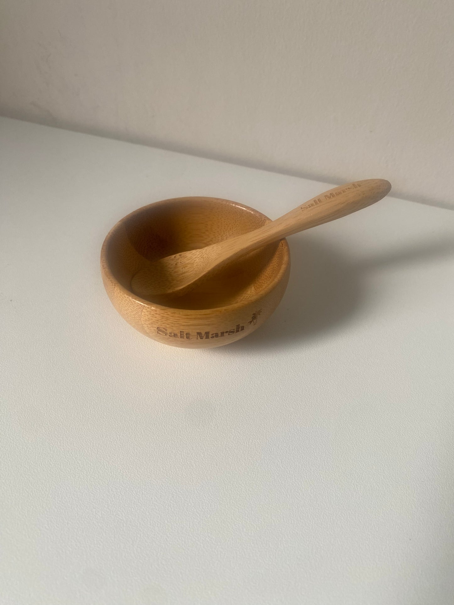 Bamboo mask bowl, spoon and brush 3pc kit