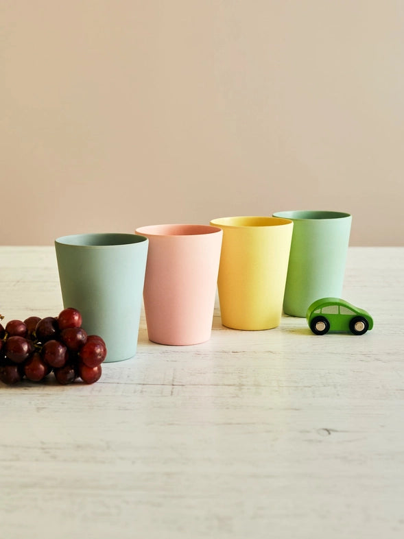 Children's Bamboo cups 4pk